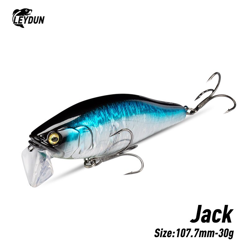Fishing Lure Spinnerbait - I-JACK Minnow Angelköder, 107,7 mm, 30