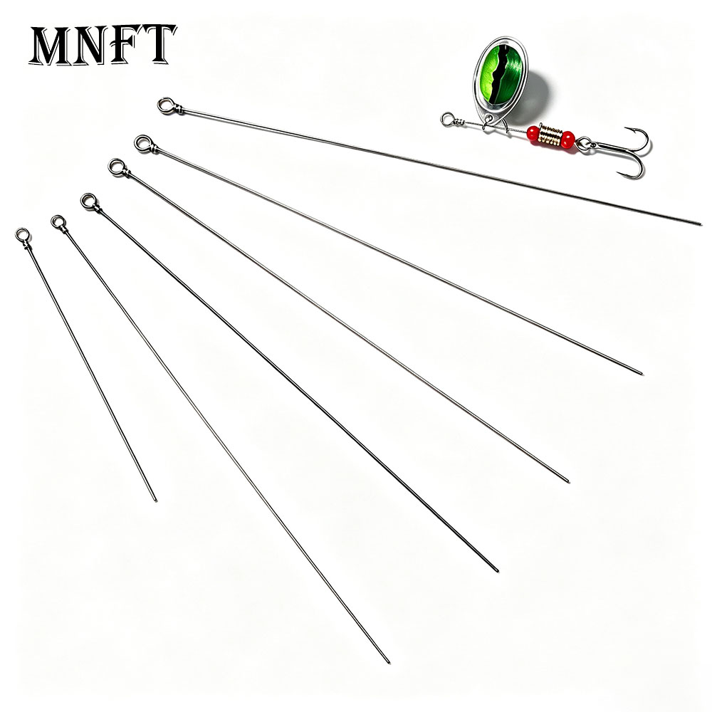 Fishing Lure Spinnerbait - 90 Stück Spinnerbait-Schaftdrähte, DIY-Spinnerköder-Bastelzubehör, Spinnerbait-Drahtarm für