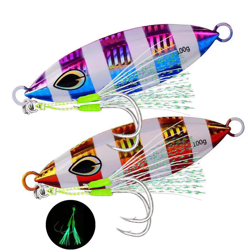 Fishing Lure Spoon - 1 stücke Hohe qualität Metall Nacht