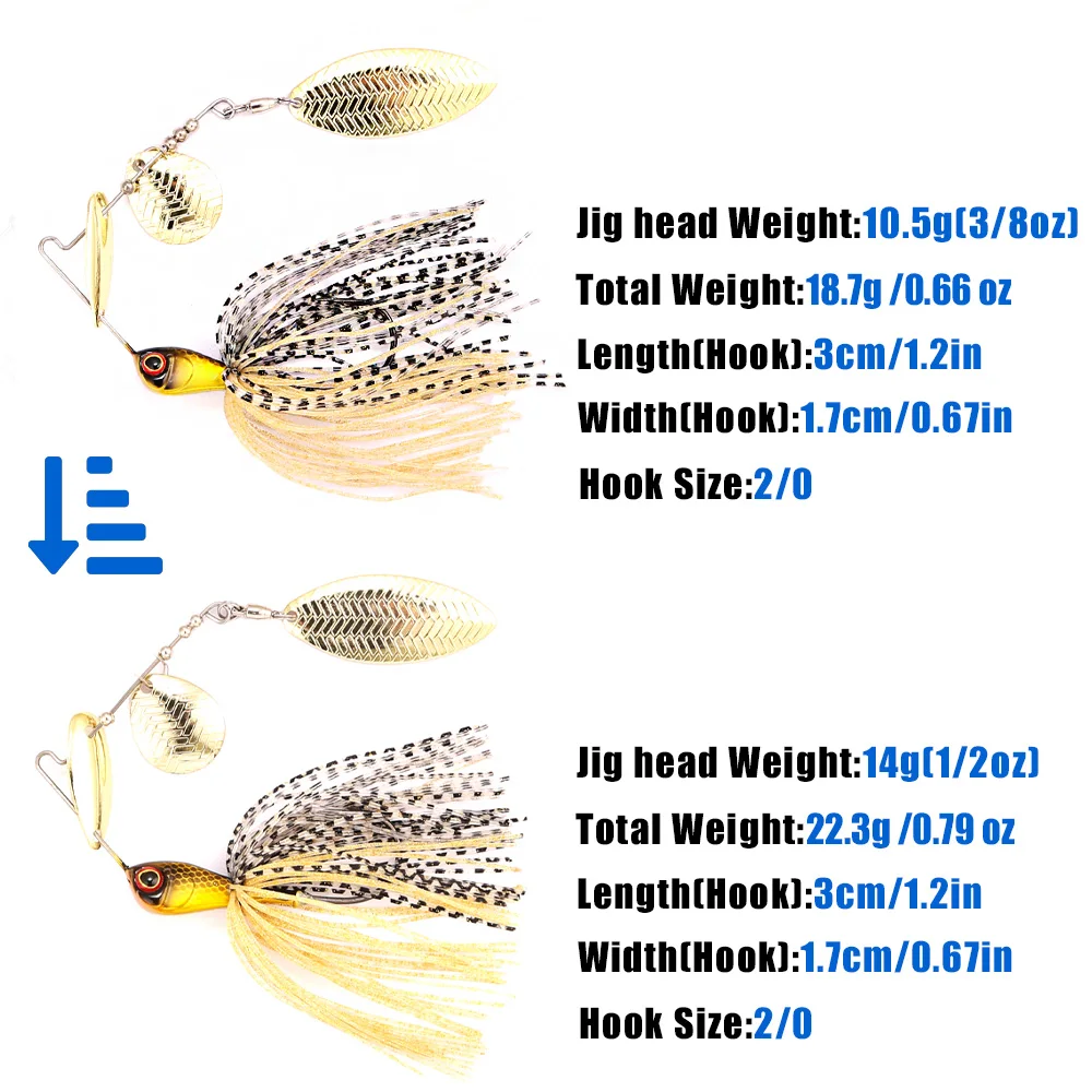 B&U Angelköder mit Metallkling – Fishing Lure Blade Bait Bewertung und Preis