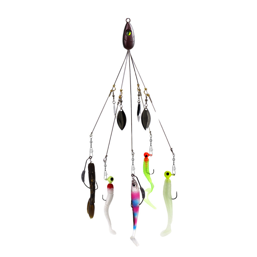 5-teiliges Alabama Umbrella Ri – Fishing Lure Blade Bait Bewertung und Preis