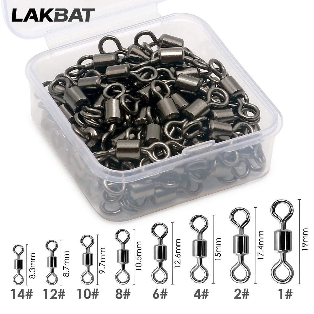 100 Stück Edelstahl-Angelwirbe – Fishing Lure Box Bewertung und Preis