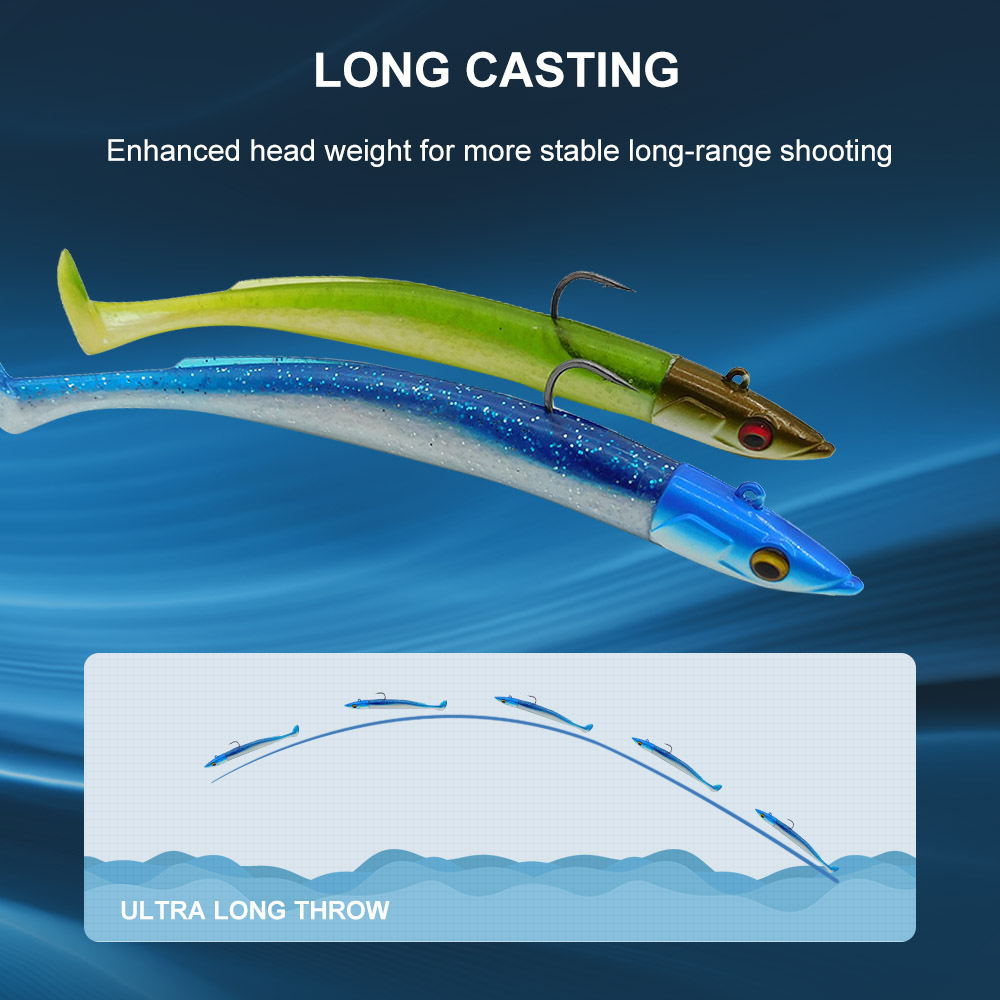 ESFISHING Weicher Angelköder L – Fishing Lure Soft Plastic Bewertung und Preis