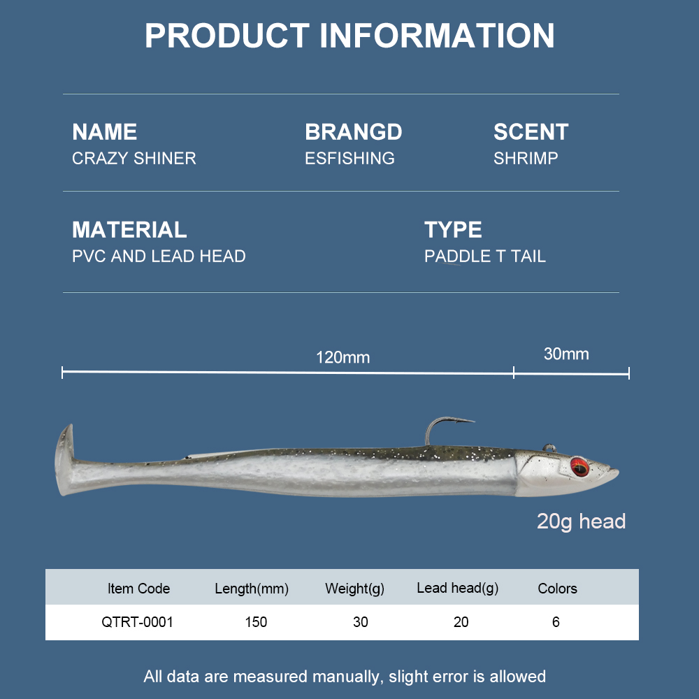 ESFISHING Weicher Angelköder L – Fishing Lure Soft Plastic Bewertung und Preis