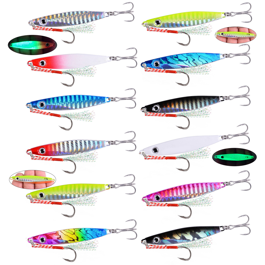 12 stücke Angeln Metall Köder  – Fishing Lure Blade Bait Bewertung und Preis